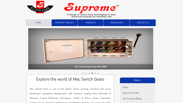 Supreme Mec Switch Gears